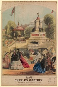 جالوب. عرض حديقة الجمعية الملكية للبستنة التي تم إنشاؤها لتتزامن مع معرض عام 1862