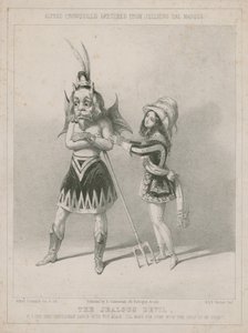 رسومات ألفريد كروكويل من Julliens bal masque: الشيطان الغيور