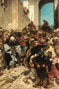 سجناء مغاربة (زيت على قماش) بواسطة ألفريد دهودنسك