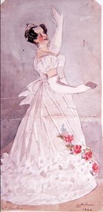 أنجليكا كاتالاني (1780-1845) في Il Fanatico ، 1824 (مرحاض) بواسطة ألفريد إدوارد شالون