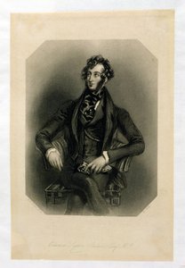 إدوارد ليتون بولوير (1803-1873) ، نقش H. H. Cook بواسطة ألفريد إدوارد شالون