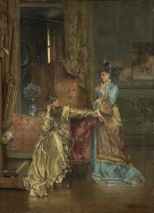 الزيارة ، ص 1870 بواسطة ألفريد إميل ستيفنز