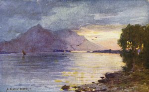الغروب المائي ، Lough Leane ، Killarney