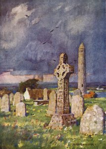 Clonmacnoise ، مقاطعة روسكومون بواسطة ألفريد هيتون كوبر