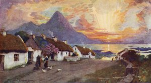 Croag Patrick and Clew Bay، Westport، County Galway بواسطة ألفريد هيتون كوبر