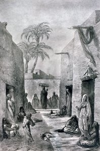 شارع الراقصيات بنات رقص مصري ، 1872 بواسطة ألفريد هنري دارجو
