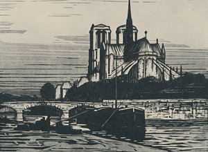 نوتردام دي باريس ، 1919 بواسطة ألفريد لاتور