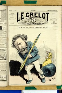 غلاف "" Le Grelot "" ، رقم 119 ، Satirique en Colors بواسطة ألفريد لو بيتيت