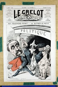 Cover of “” Le Grelot””, number 166, Satirique en Couleurs بواسطة ألفريد لو بيتيت