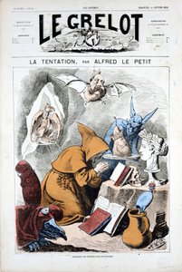 غلاف "" Le Grelot "" ، رقم 40 ، Satirique en Couleurs بواسطة ألفريد لو بيتيت