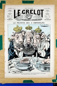 Cover of “” The Grelot””, Satirical in Colours بواسطة ألفريد لو بيتيت