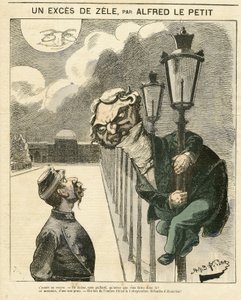 رسم توضيحي لألفريد لو بيتي (1841-1909) لغلاف لو غريلو بواسطة ألفريد لو بيتيت
