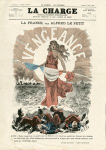La Charge (1870) ، رقم 18 ، Color Satirical بواسطة ألفريد لو بيتيت