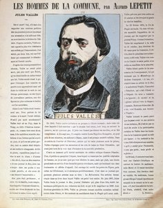 جول فاليس ، صحفي فرنسي ، مؤلف وعضو في كومونة باريس ، 1871 بواسطة ألفريد لبيتيت