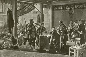 التحاق المتطوعين 1870 (الحفر) بواسطة ألفريد بول ماري ريتشمونت