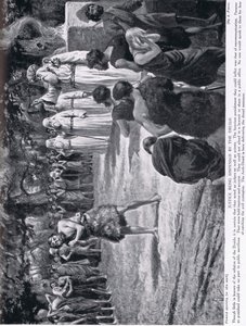 العدالة التي يستغني عنها الدرويد ، توضيح من "تاريخ الأمم في هتشنسون" ، ج .1910 بواسطة ألفريد بيرس