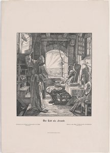 الموت الخانق بواسطة Alfred Rethel