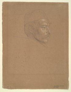 دراسة الرجل بواسطة Alfred Rethel