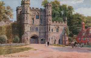 Battle Abbey قرب هيستنغس بواسطة ألفريد روبرت كوينتون