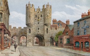 Micklegate Bar ، يورك بواسطة ألفريد روبرت كوينتون