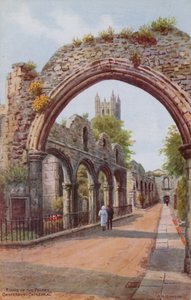 أطلال Priory ، كاتدرائية كانتربري