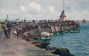 The Pier and Cosies ، جورليستون أون سي بواسطة ألفريد روبرت كوينتون