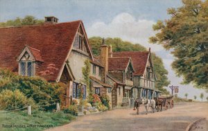 منازل تيودور في Rottingdean بواسطة ألفريد روبرت كوينتون