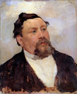 صورة لأرماند فاليريس (1841-1931) رئيس الجمهورية ثم وزير التعليم العام رسم ألفريد فيليب رول (1846-1919) القرن التاسع عشر. 0،56 × 0،46 م بواسطة ألفريد رول