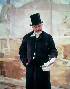 صورة جان تشارلز أدولف ألفاند (1817-1891) ، مهندس فرنسي ، زيت على قماش لألفريد فيليب رول (1846-1919) بواسطة ألفريد رول