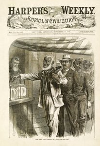 التصويت الأول ، حانة. هاربرز ويكلي ، 1867