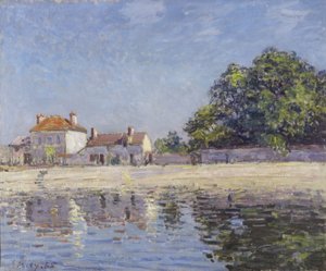 Bords du Loing ، Saint-Mammes (The River Loing at Saint-Mammes) ، 1885 بواسطة الفريد سيسلي