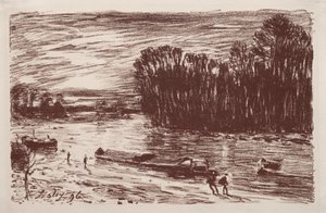 ضفاف Loing ، بالقرب من Saint-Mammès بواسطة الفريد سيسلي