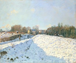 تأثير الثلج في Argenteuil ، 1874