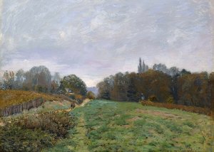 المناظر الطبيعية في Louveciennes. 1873 بواسطة الفريد سيسلي