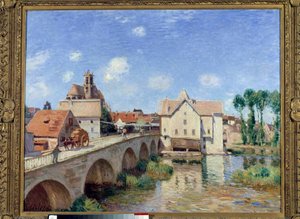 جسر موريه عام 1893 رسم لألفريد سيسلي (1839-1899) 1893. قاتمة 0.73 × 0.92 م. متحف باريس دورسيه - جسر موريه في عام 1893. لوحة لألفريد سيسلي (1839-1899) 1893. 0.73 × 0.92 م. متحف أورساي ، باريس بواسطة الفريد سيسلي