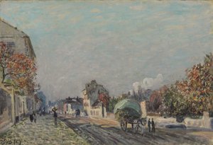 شارع في مارلي 1876 بواسطة الفريد سيسلي