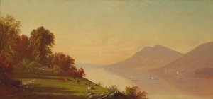 بعد الظهر في هدسون ، 1867 بواسطة ألفريد طومسون بريشر