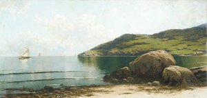 المناظر الطبيعية البحرية ، كاليفورنيا. 1895. بواسطة ألفريد طومسون بريشر