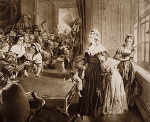التويلري ، 20 يونيو 1792 ، توضيح من "مخطط التاريخ" بقلم HG Wells ، المجلد الثاني ، نشر في 1920