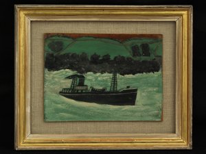 سفينة صيد قبالة ساحل الكورنيش ، ج .1928 بواسطة ألفريد واليس