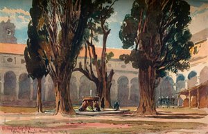 سانتا ماريا ديجلي أنجيلي ، روما ، c1870 بواسطة ألفريد وترهاوس