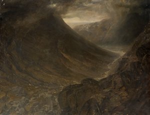 رئيس Wasdale من Styhead Pass ، Cumbria ، c.1854 بواسطة ألفريد ويليام هانت