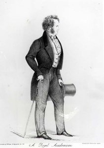 أكاديمي ملكي ، صورة تشارلز لاندسير (1799-1879) ، حانة. بقلم توماس ماكلين ، 1843