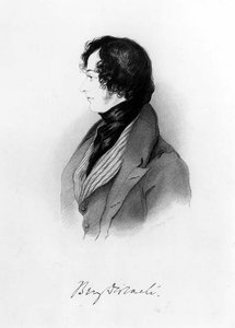 صورة لبنيامين دزرائيلي (1804-81) 1837