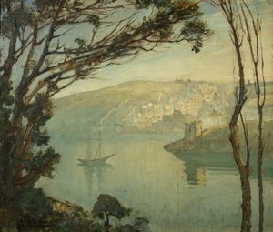 A Winter Morning، Fowey (زيت على قماش)