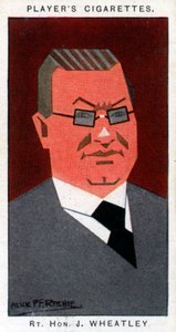 جون ويتلي ، سياسي اسكتلندي ، 1926.