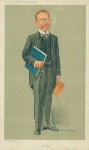 السيد لوسيان وولف ، دبلوماسي ، 20 ديسمبر 1911 ، فانيتي فير كارتون بواسطة أليك بي إف ريتشي