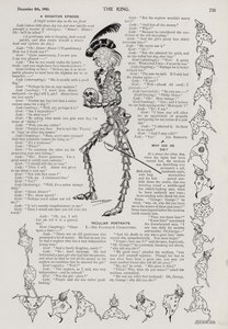 Peculiar portraits: Hamlet made up of bells (engraving) بواسطة أليك بنروز فوربس ريتشي