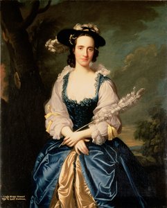 صورة للسيدة ماري ستيوارت ، زوجة كينيث ماكنزي ، اللورد فورتروز ، 1749