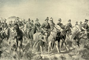 "البشمان الأسترالي في مارس" ، 1901. بواسطة ألان ستيوارت